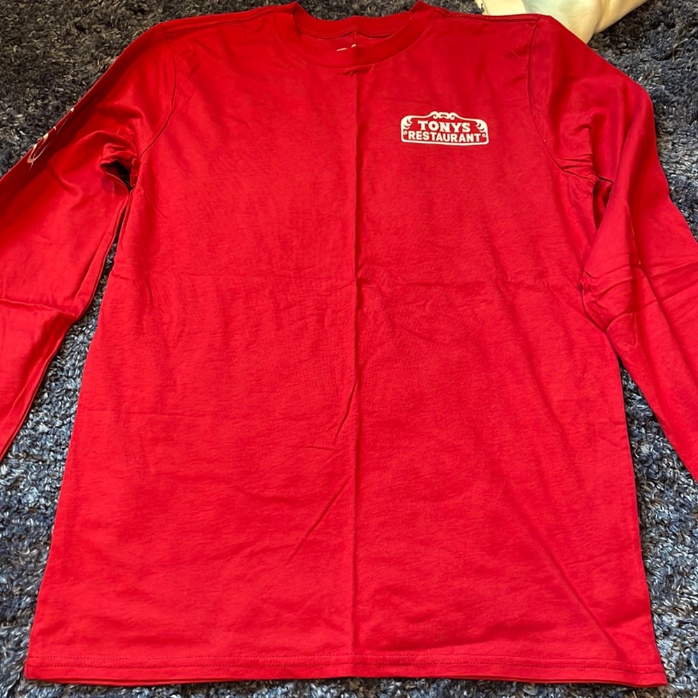 Lady and the tramp red long sleeve shirt.